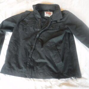 Black Levis Mens Jacket Size M pre Owned This Jacket Has hoodie